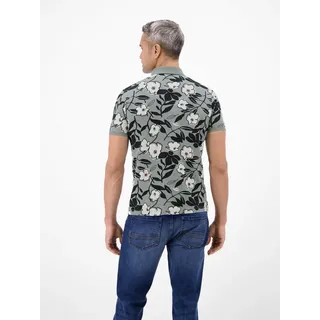 Lerros Poloshirt floral grau XXL