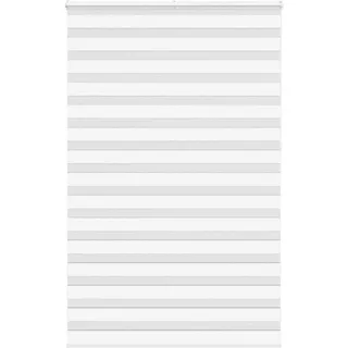 vidaXL Doppelrollo 140 x 230 cm Zebra/weiß
