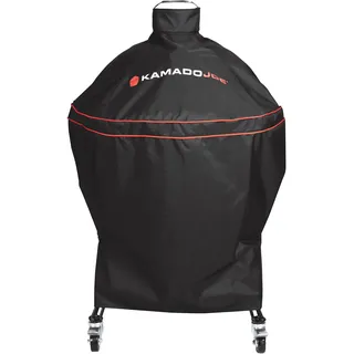 Kamado Joe strapazierfähige Grillhaube BJ-GC23BWFS für Keramik-Holzkohlegrill und Räucherofen der Serie Big Joe aus Polyester mit Verstellbarer Schnalle, wasserdicht, ca. 61 cm, Schwarz