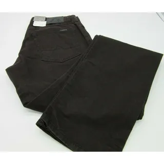 ALBERTO Regular Slim Fit Hose Schokolade Braun - Gr. W31 L34 - Herren
