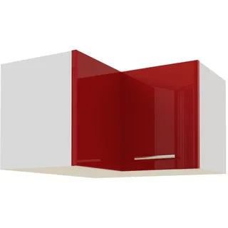 Feldmann-Wohnen Eckhängeschrank Brerra 60 x 60 x 36 cm Rot