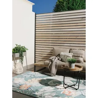 benuta Flora Outdoor-Teppich 200 x 300 cm Mehrfarbig