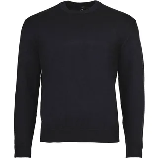 Armani Exchange AX ARMANI EXCHANGE Herren, Strickpullover - Rundhals, Basic, einfarbig Dunkelblau 3XL,