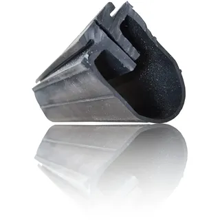 Hörmann Garagentor-Dichtung, Schwarz, Tordichtung, Bodendichtung, geeignet für Hörmann Garagentor, Länge 2800 mm