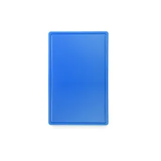 HENDI Schneidbrett Kunststoff, HACCP, GN 1/1 826027 , Farbe: blau
