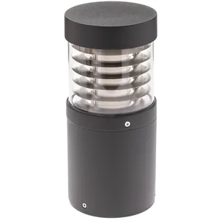 Lucande LED Wegeleuchte/Sockelleuchte 26,5 cm, Sockellampe Garten IP54 1x15W warmweiß (3.000K) Aussenleuchte