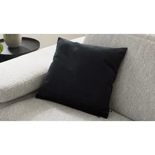 Done Wohnkauf Kissenhülle Interliving Serie 9120 Schwarz Samt 45 x 45 cm