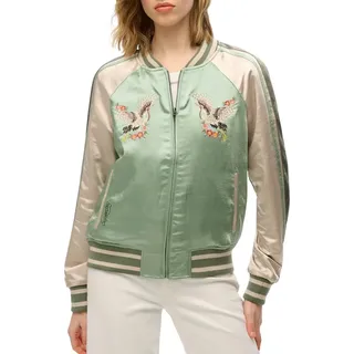 Superdry Suikajan Embroidered Bomber Jacke Damen - 14
