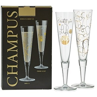 Ritzenhoff 2er Set Design Champagnerglas - Sektglas, Champus Design S. Ito & V. Jacquart, A0371660