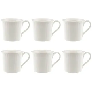 Villeroy & Boch Espressotasse Cellini, Porzellan, Spülmaschinengeeignet weiß