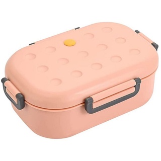 Lubgitsr Lunchbox Bento Box, Auslaufsichere Brotdose Kinder,Lunchbox mit Fächern, (1-tlg) rosa