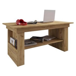 VCM Couchtisch Kobila 915187, eiche, aus Holz, 115 x 52,5 x 65cm, rechteckig
