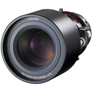 Panasonic ET-DLE350 Zoomobjektiv für für PT-D4000, D5000, D6000, DW5100, DW6300, DZ6700, D (Objektiv), Beamer Zubehör, Schwarz
