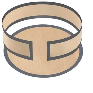 Eawfgtuw 22,9 cm runde Silikon-Backmatte unten und seitlich Liner Set für Springform, auslaufsicher, antihaftbeschichtet, Küchen-Backformen, Werkzeuge (grau)