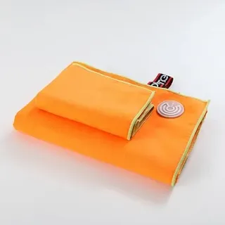 Treer Mikrofaser Handtuch, Strandtuch, Schnelltrocknendes Handtuch, Reisehandtuch Leicht, Microfaser Badetuch Groß, Microfaser Handtücher (80x160cm,orange)