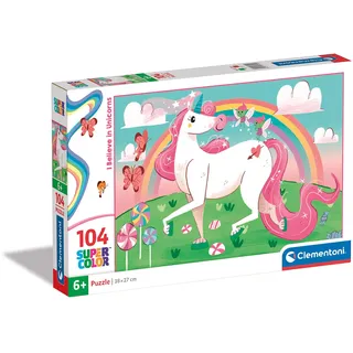 CLEMENTONI Einhorn 104 Teile