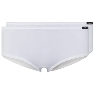 SKINY Damen Panty, Vorteilspack - Slip, Pants, Cotton Stretch, Basic Weiß M 2er Pack (1x2P)