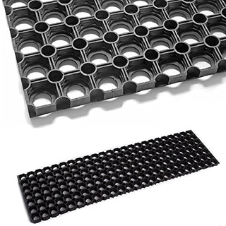 Gummimatte Ringgummimatte Dicke 22mm Schmutzfangmatte Stufenmatte 30x100 cm Paddockmatte