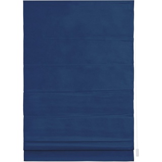 Raffrollo Raffrollo, LICHTBLICK ORIGINAL, mit Klettschiene, Verdunkelung, im Fixmaß blau 90 cm x 180 cm