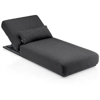 KETTLER Loungesofa Kettler Sonnenliege Daybed EGO anthrazit/sooty Aluminium Sunbrella®