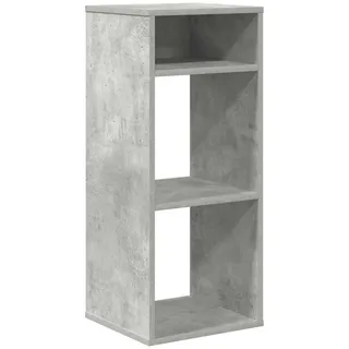 vidaXL Bücherregal Betongrau 34x31x80 cm Holzwerkstoff