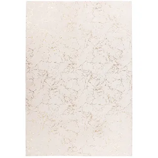 Kayoom Bijou 225 Webteppich 80 x 150 cm Creme/Gold