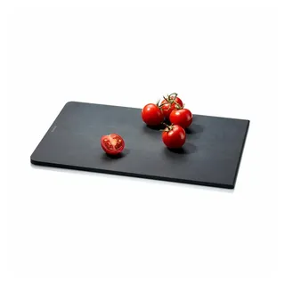 Continenta Frühstücksbrettchen Holz 1-tlg. 34,5 x 24 x 0,7 cm Schwarz