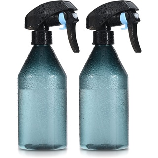 Yebeauty Pflanzennebel-Sprühflasche, 2 Stück, 284 ml, feiner Nebel, Pflanzenzerstäuber, Bewässerungssprühflasche für Pflanzen, Gartenarbeit, Reinigungslösung mit oberer Pumpe, klares Blau