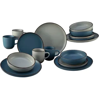 CreaTable Kombiservice Modern Scandic 16-tlg. für 4 Personen mehrfarbig