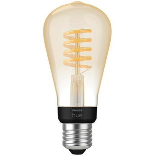 Philips Hue LED-Lampe White Ambiance Filament  (7 W, ST64, 550 lm, 1 Stk.)
