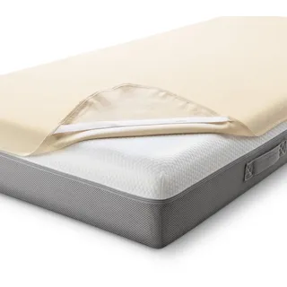 sleezzz Basic Molton Matratzenschutz 120 x 200 cm Weiß