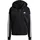 Essentials Full-Zip Fleece Damen Kapuzensweater schwarz XS