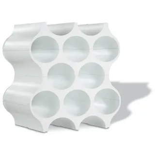Koziol Weinregal 10 Flaschen 100 x 20 x 10 cm Weiß