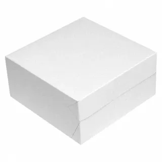 Kuchenkarton Tortenkarton 25x25x10cm, weiß, 50 Stk.