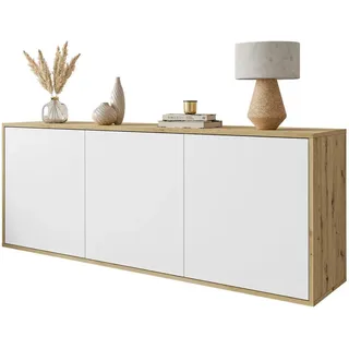 lookway Kommode Weiß Holzwerkstoff 153,9 x 60 x 39,6 cm