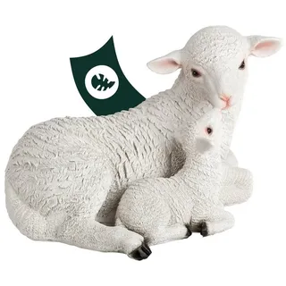 VERDOBA Gartenfigur Dekoschafe Gartenfiguren - Lämmer und Schaf Deko für Draußen, Ostern
