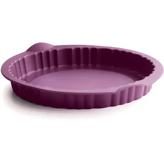 Tupperware Runde Tarteform Silikon Antihaft - Tarten Quiches Pizzen Flans - Ohne Fett Einfaches Lösen - 31 cm 1,7 L - Backofen Mikrowelle Tiefkühltruhe Geeignet