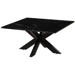 MASSIVMOEBEL24.DE Barcelona Schwarz Marmor 90 x 90 x 45 cm
