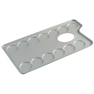 Talens Metallpalette rechteckig 10,6x20cm
