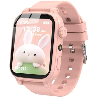 clleylise Smartwatch Kinder, Kinder Smartwatch - Fitnessuhr Kinderuhr | 18 Spielen, Fitnessuhr mit Schrittzähler & Schlafverfolgung, Armbanduhr Junge & Mädchen, Licht & Taschenrechner