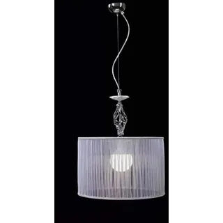 Xlmoebel Hängeleuchte Elegante weiße Deckenlampe im Kronleuchter-Design mit Schirm, Hergestellt in Europa weiß