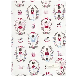 GREENGATE Cindarella Geschirrtuch White 70x50cm