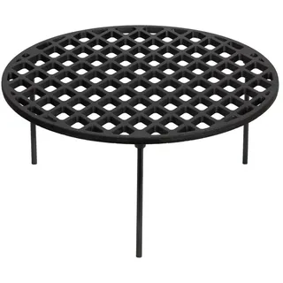BBQ-Toro Grillrost Gusseisen Grillrost Ø 45 cm mit 3 Beinen, Dutch Oven Untersetzer (1-St), Die 3 Füße/Beine können an- und abgeschraubt werden schwarz