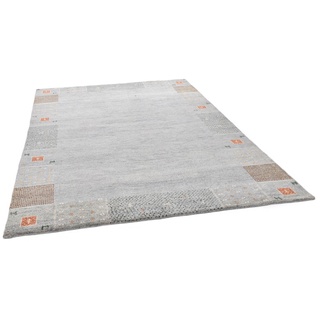 Teppich DENVER - grau - Schurwolle - 90x160 cm