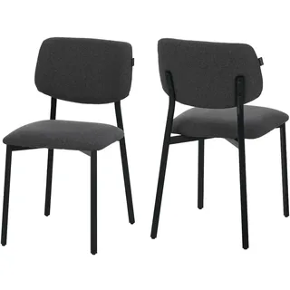 ravino A21 Esszimmerstuhl Polyester grau 4er Set