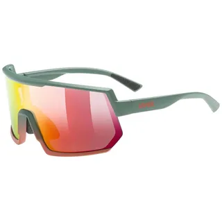 Uvex Sportstyle 235 100% UVA-, B, C Schutz Moss Grapefruit Matt/Red