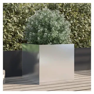vidaXL Pflanzkübel 49 x 47 x 46 cm Silber