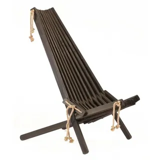 Jardinion Gartenstuhl 55 x 70 x 106 cm schwarz