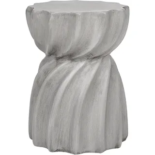 Beliani Beistelltisch Ø 35 x 48 cm Grau
