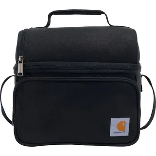 CARHARTT Insulated 12 Can Two Compartment Lunch Cooler - black